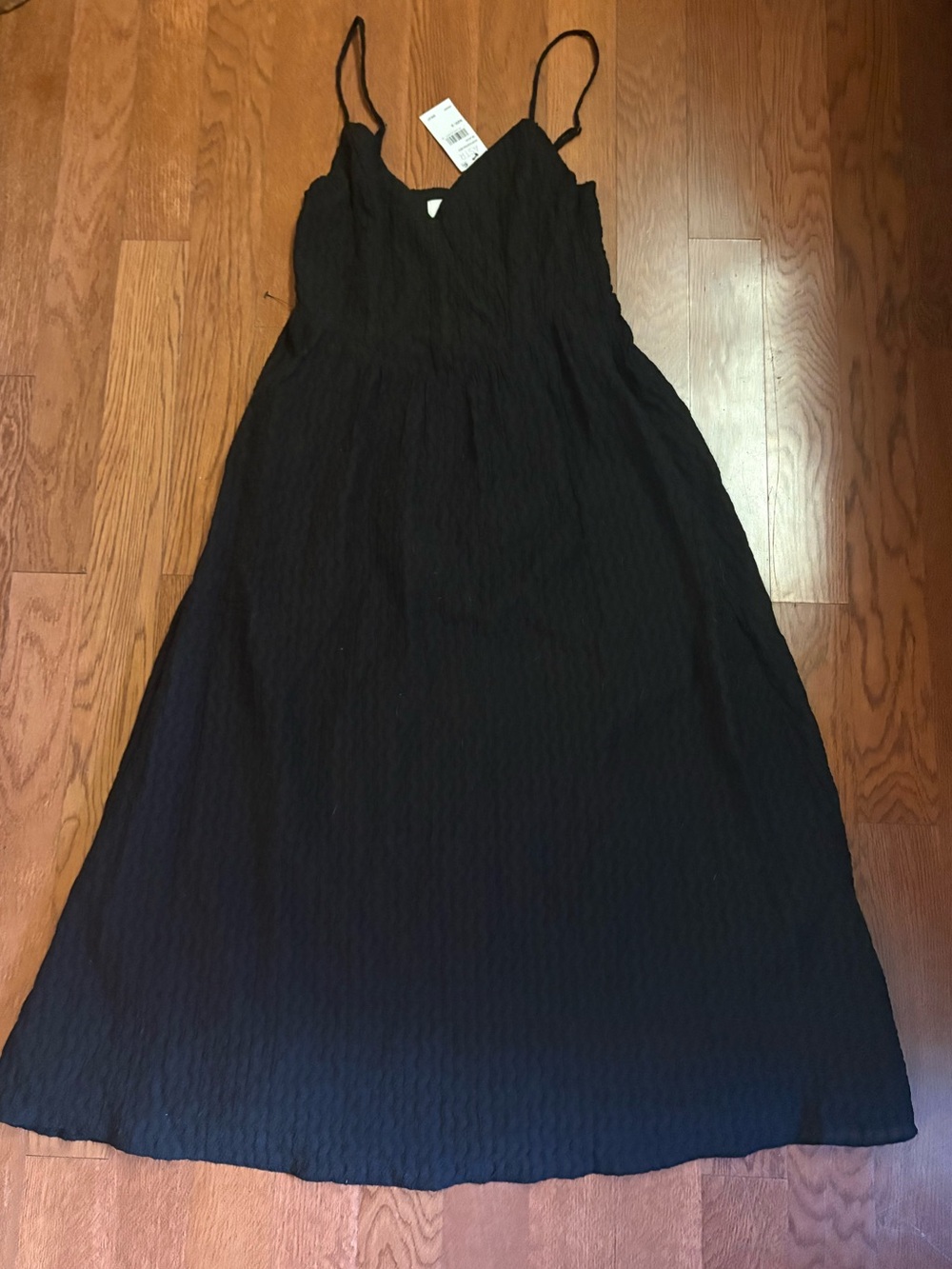 Astr Black Strap Spaghetti Midi Dress. Size small.  New with tags